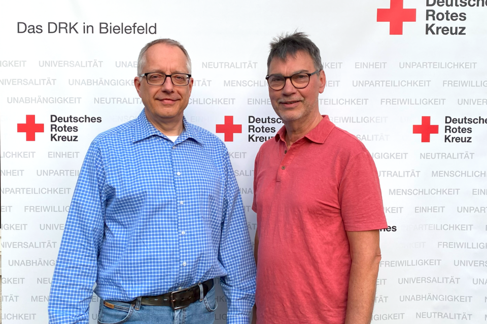Vorstand Bielefelder Rotkreuz-Stiftung Vorstand der Stiftung: Ralf Dißmann und Michael Schütte